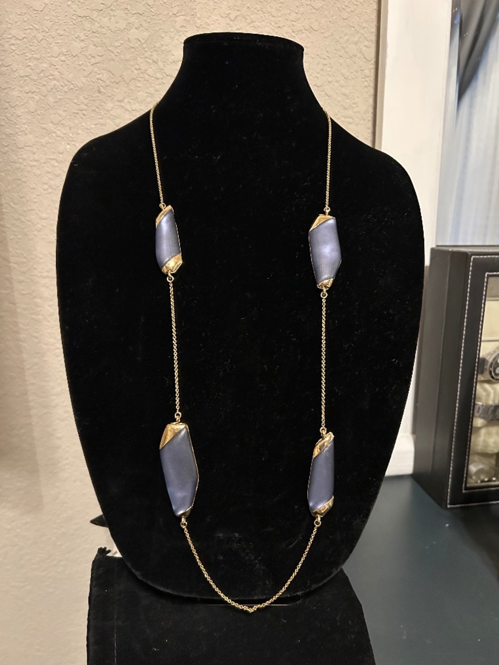 Alexis Bittar Lucite Station Necklace